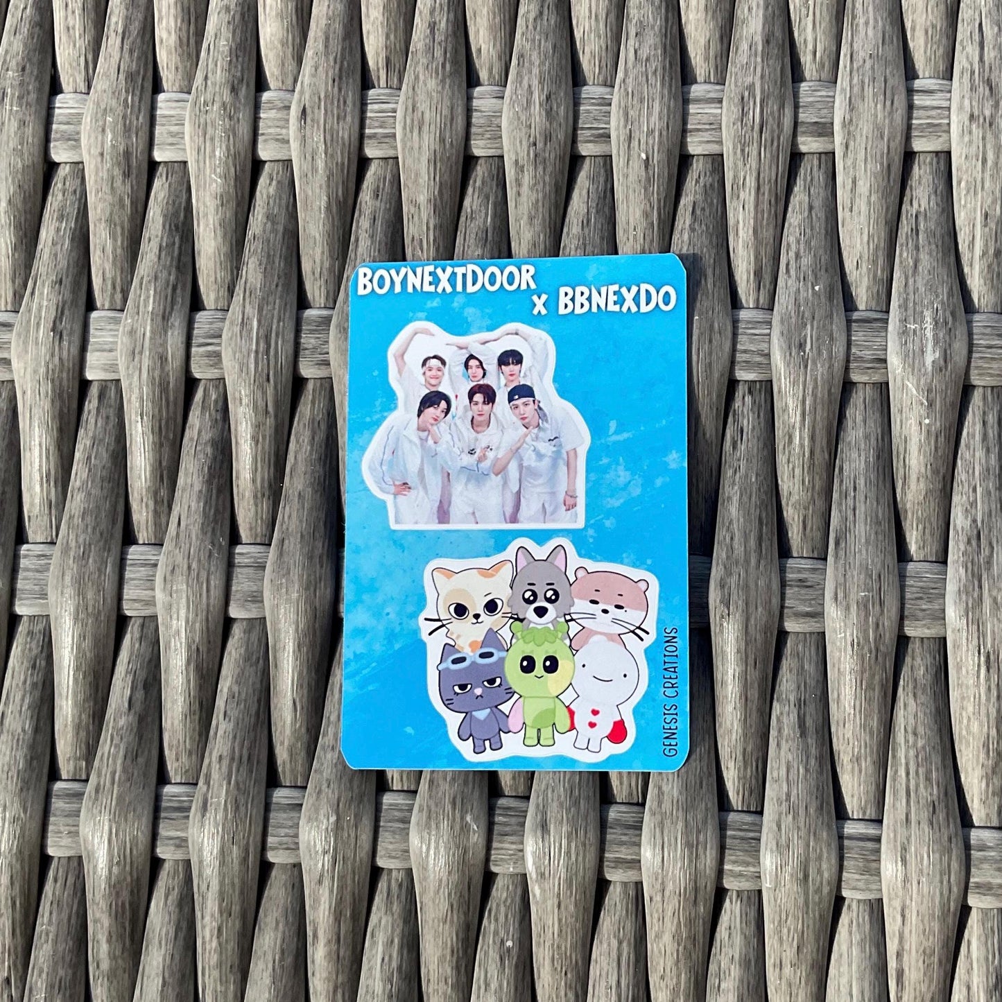 BoyNextDoor x BBNEXDO mini sticker sheets