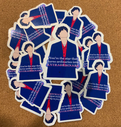 BTS Members stickers inspired by songs with lyrics