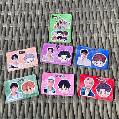 WayV x NCT Zone mini sticker sheets