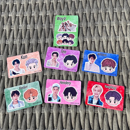 WayV x NCT Zone mini sticker sheets