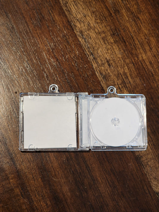 Mini CD album keychains with NFC tag